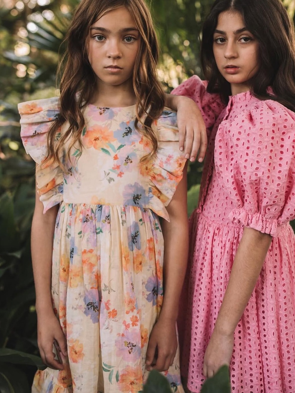 Petite Amalie floral dress with sleeves (unlike stock photo)